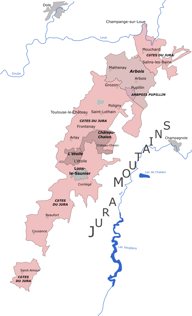 Wine map - Ewer wines